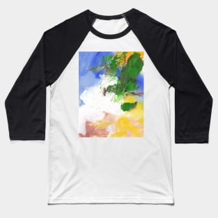 Abstract Mix Media Painting 2 Baseball T-Shirt